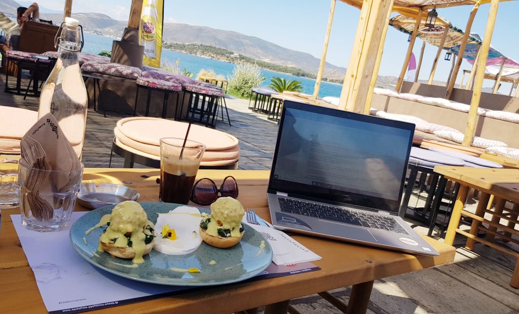 working from anywhere in the world