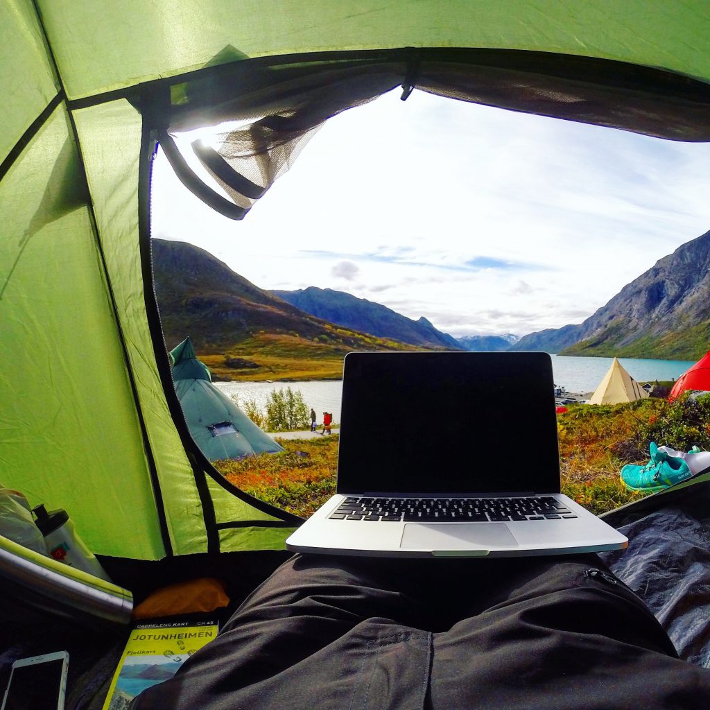 working from anywhere